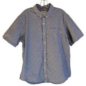 Obey‎ Propaganda Mens Crossline Woven
Short Sleeve Button Front Shirt - XL